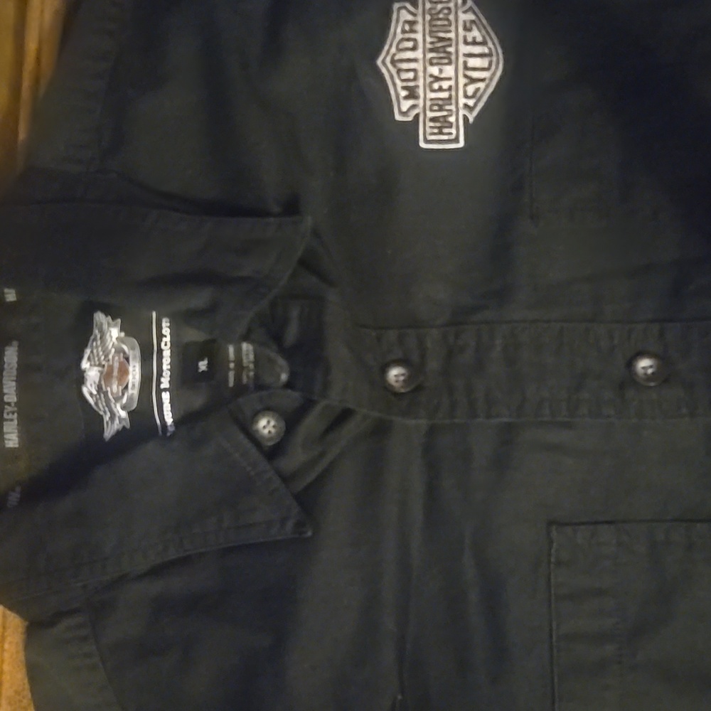Harley-Davidson Men's Dark Casual Shirt - Picture 6 of 8